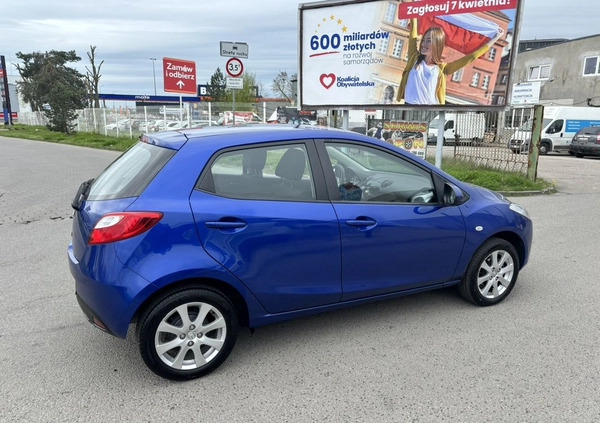 Mazda 2 cena 14900 przebieg: 160000, rok produkcji 2009 z Szczecin małe 742